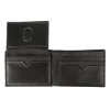 Andrew Philips® Leather Contrast Stitch Billfold Wallet -  open